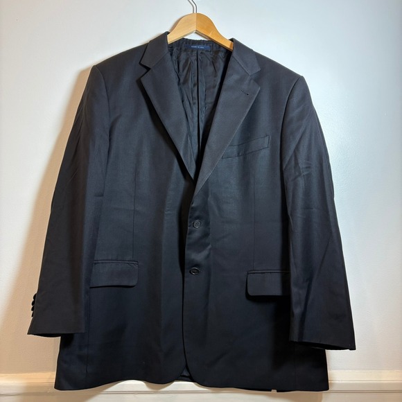 Joseph Abboud Nordstrom 44R Suit Loro Piana Super 120s Wool 2-Button Gray Blazer